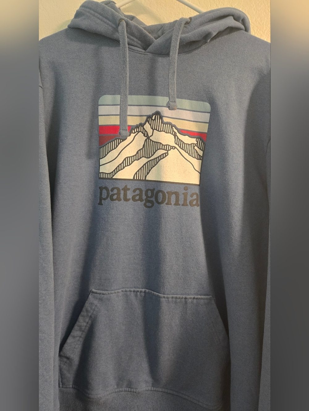 M's Line Logo Ridge Uprisal Hoody in Blue - Picture 4 of 6